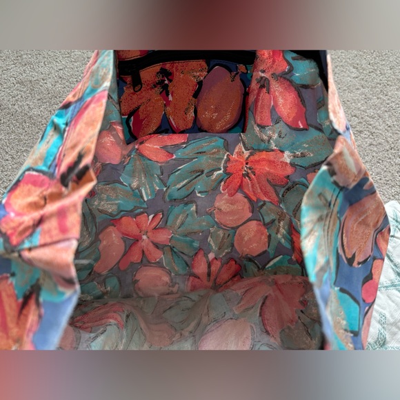 Vintage multicolor tote bag made in Hawaii - Picture 3 of 3